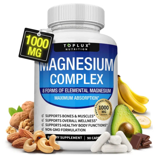 Magnesium Complex — Duerme Profundo, Relaja Tus Músculos y Fortalece Tu Cuerpo Con 8 Formas de Magnesio 💙