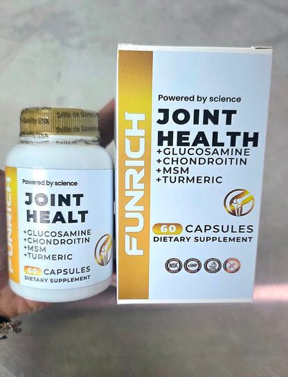 Joint Health — Alivia El Dolor De Rodillas, Espalda Y Articulaciones Con Glucosamina, Condroitina, MSM Y Cúrcuma 💪