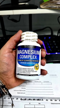 Magnesium Complex — Duerme Profundo, Relaja Tus Músculos y Fortalece Tu Cuerpo Con 8 Formas de Magnesio 💙