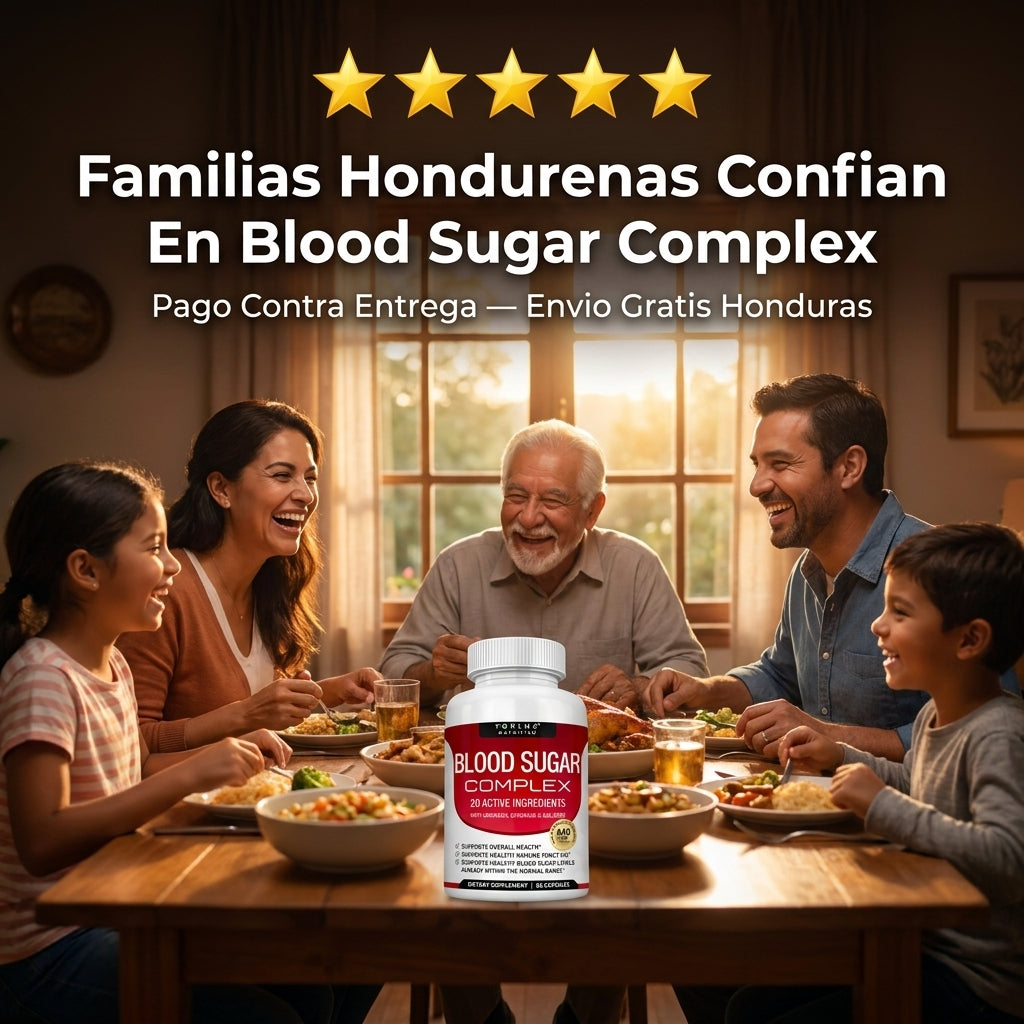 Blood Sugar Complex — Controla Tu Azúcar Naturalmente Con 20 Ingredientes Activos 🌿