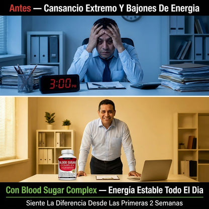 Blood Sugar Complex — Controla Tu Azúcar Naturalmente Con 20 Ingredientes Activos 🌿