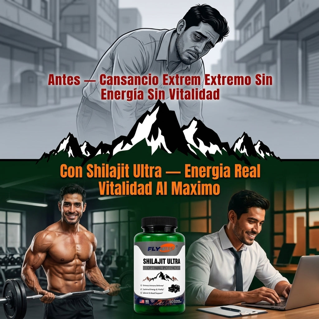 Shilajit Ultra — Recupera Tu Energía, Vitalidad y Rendimiento Masculino de Forma Natural 💪