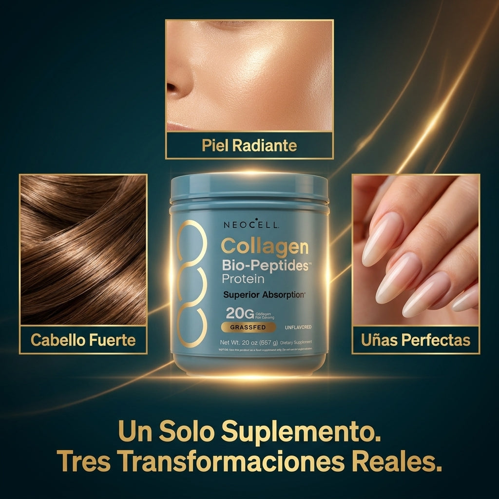 NeoCell Colágeno — Piel Radiante, Cabello Fuerte y Uñas Perfectas en Semanas ✨