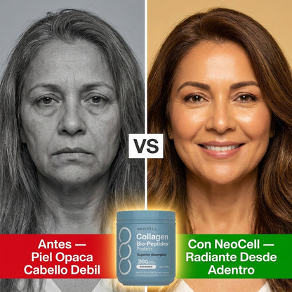 NeoCell Colágeno — Piel Radiante, Cabello Fuerte y Uñas Perfectas en Semanas ✨