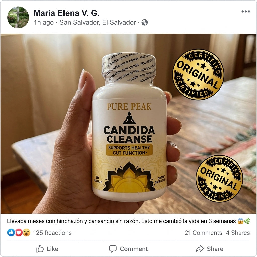 Candida Cleanse — Elimina La Cándida, Restaura Tu Digestión y Recupera Tu Bienestar Desde Adentro 🌿