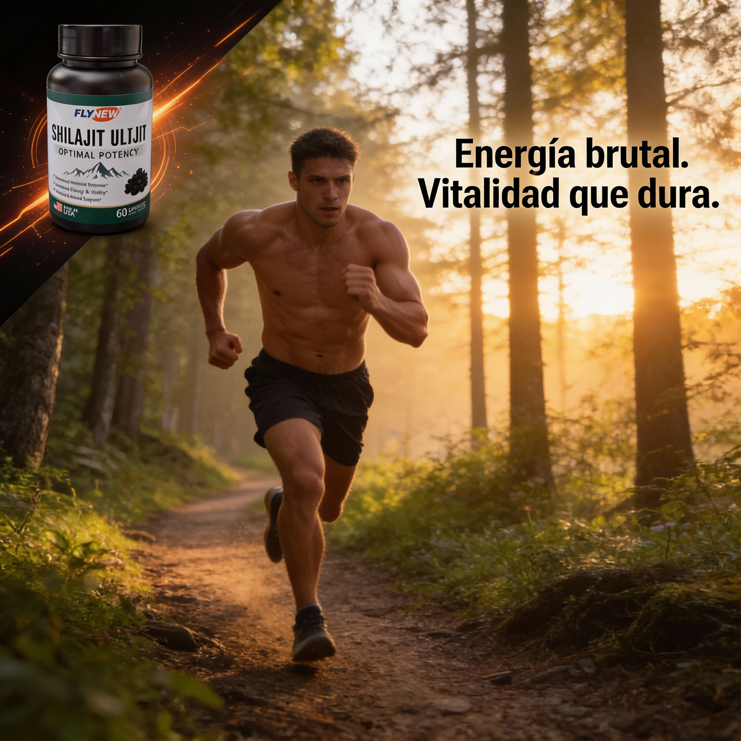 Shilajit Ultra — Recupera Tu Energía, Vitalidad y Rendimiento Masculino de Forma Natural 💪